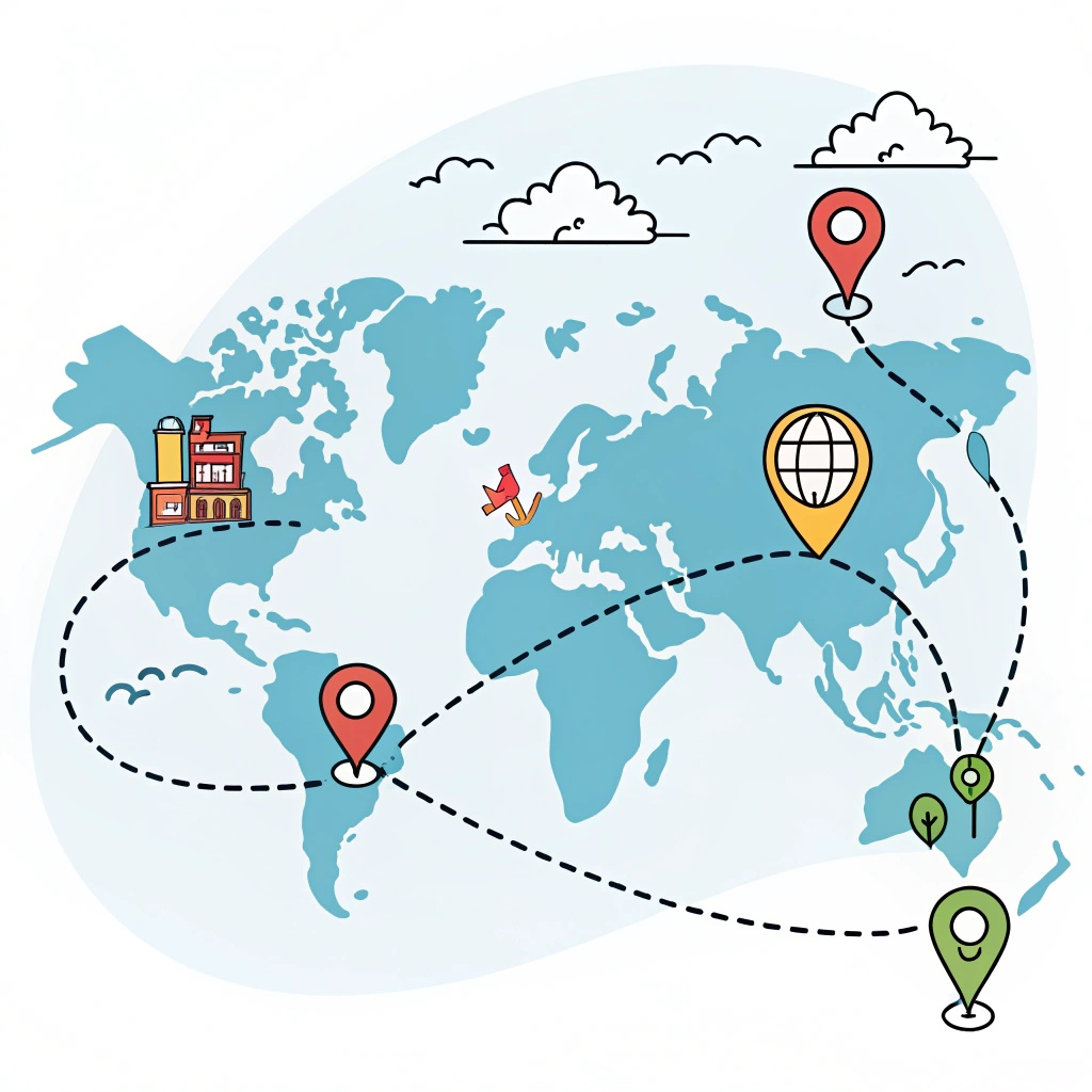 Coffee Tracing Map